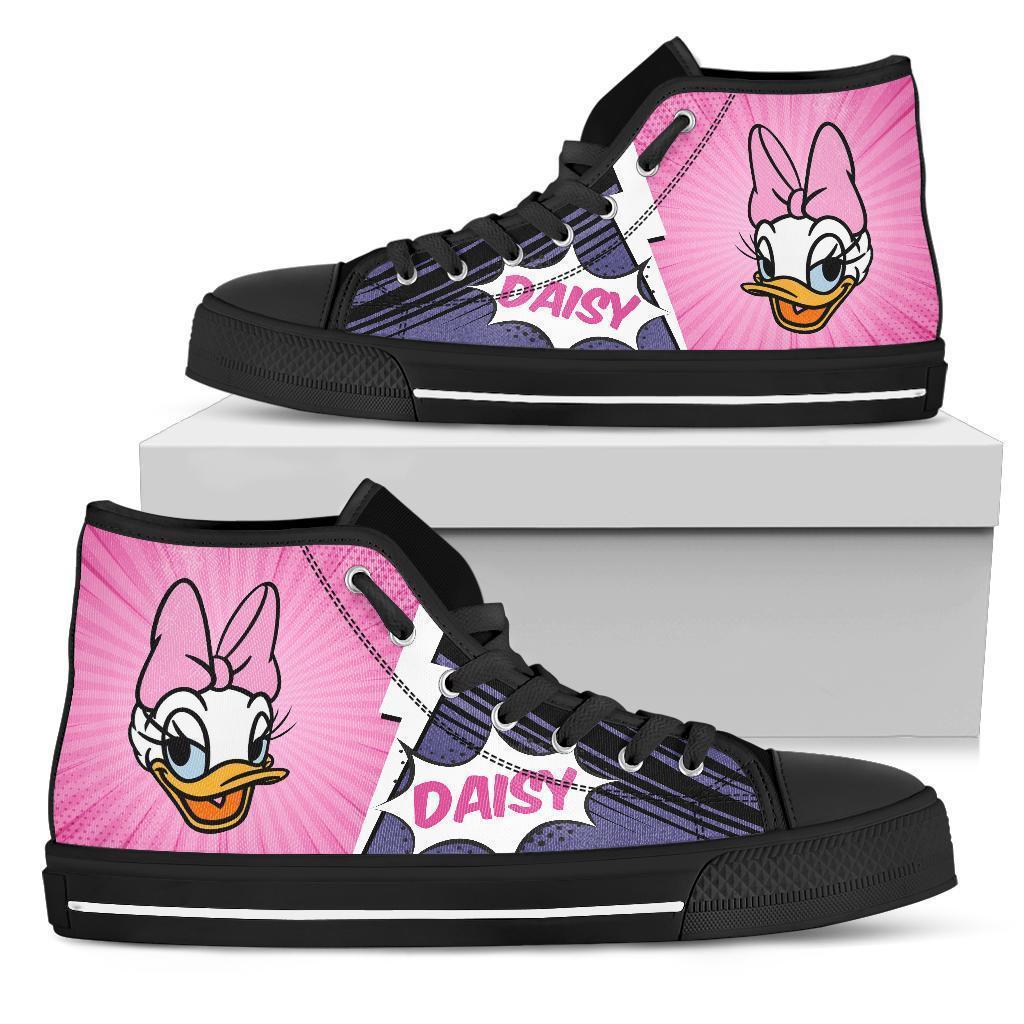 Daisy Duck High Top Shoes Custom Grabiiva
