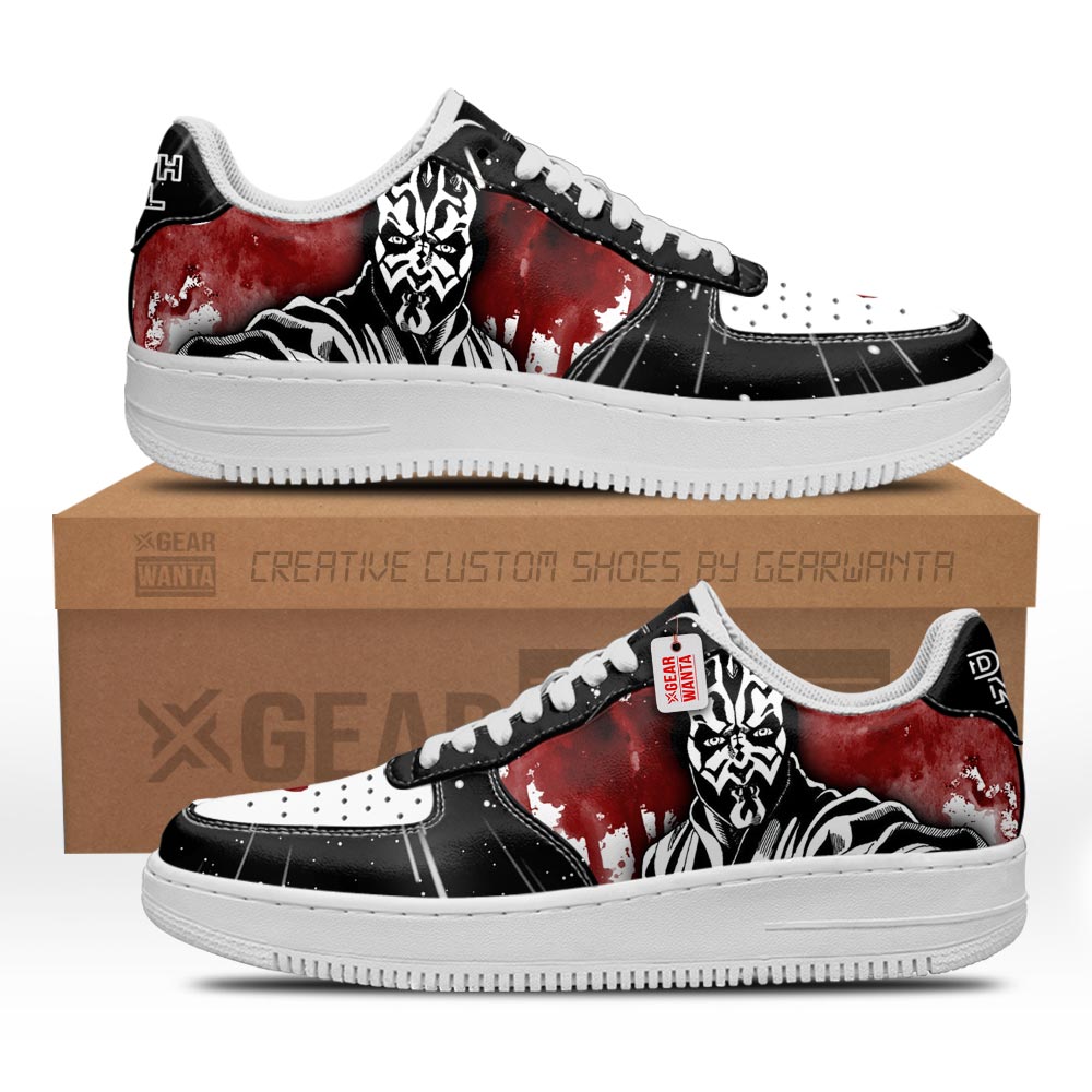 Darth Maul Star Wars Custom Air Sneakers PT21 Grabiiva