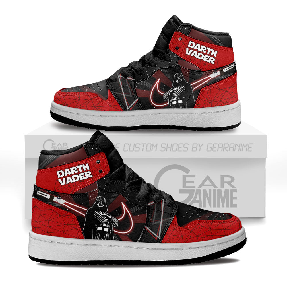 Darth Vader Kids J1s Sneakers Custom Kid J1s Sneakers Grabiiva