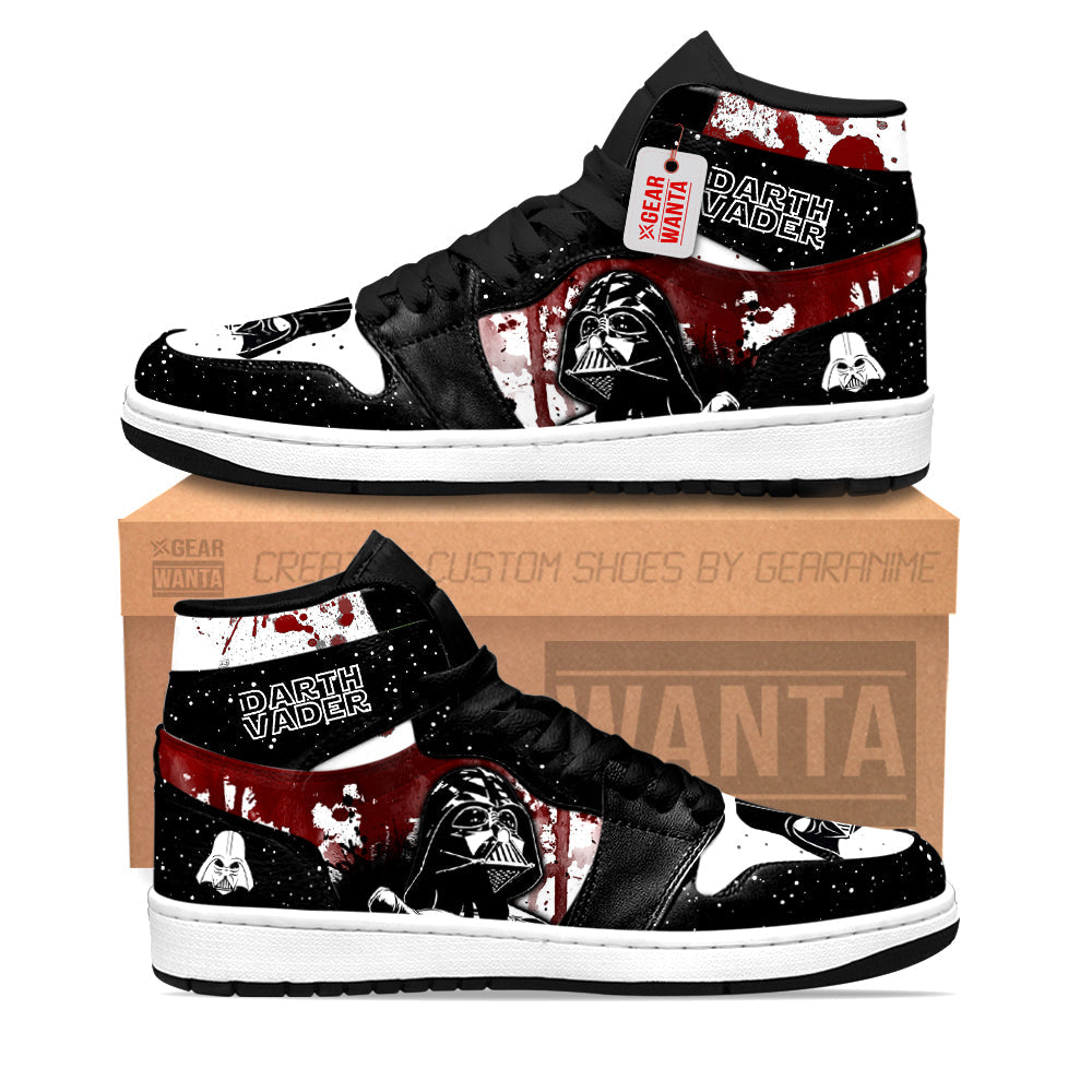 Darth Vader Star Wars J1s Sneakers Custom PT21  Grabiiva