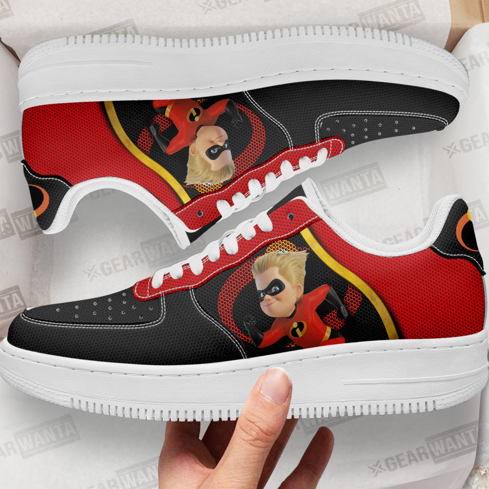 Dash Parr Air Sneakers Custom Incredible Family Cartoon Shoes Grabiiva