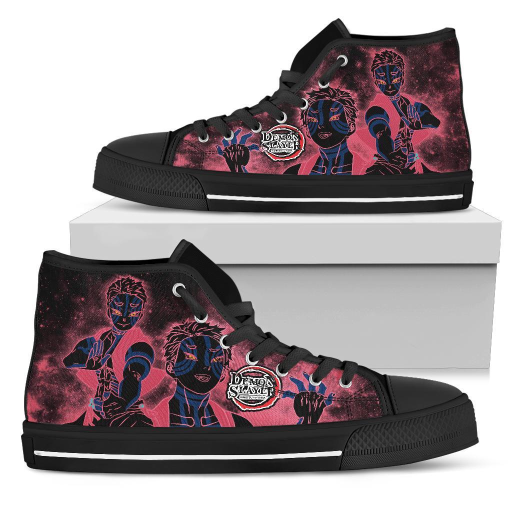 Demon Slayer Akaza High Top Shoes Anime Custom MN03 Grabiiva