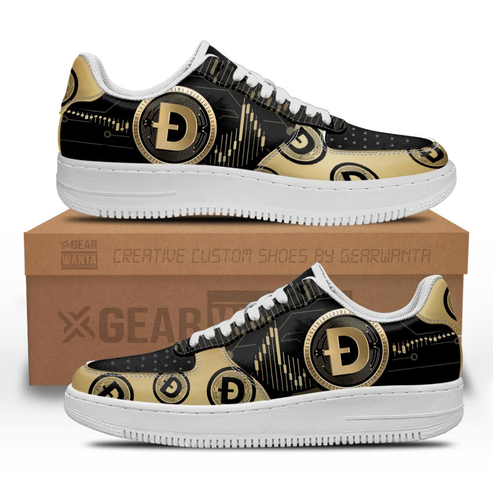 Dogecoin Shoes Custom Sneakers TT14 Grabiiva