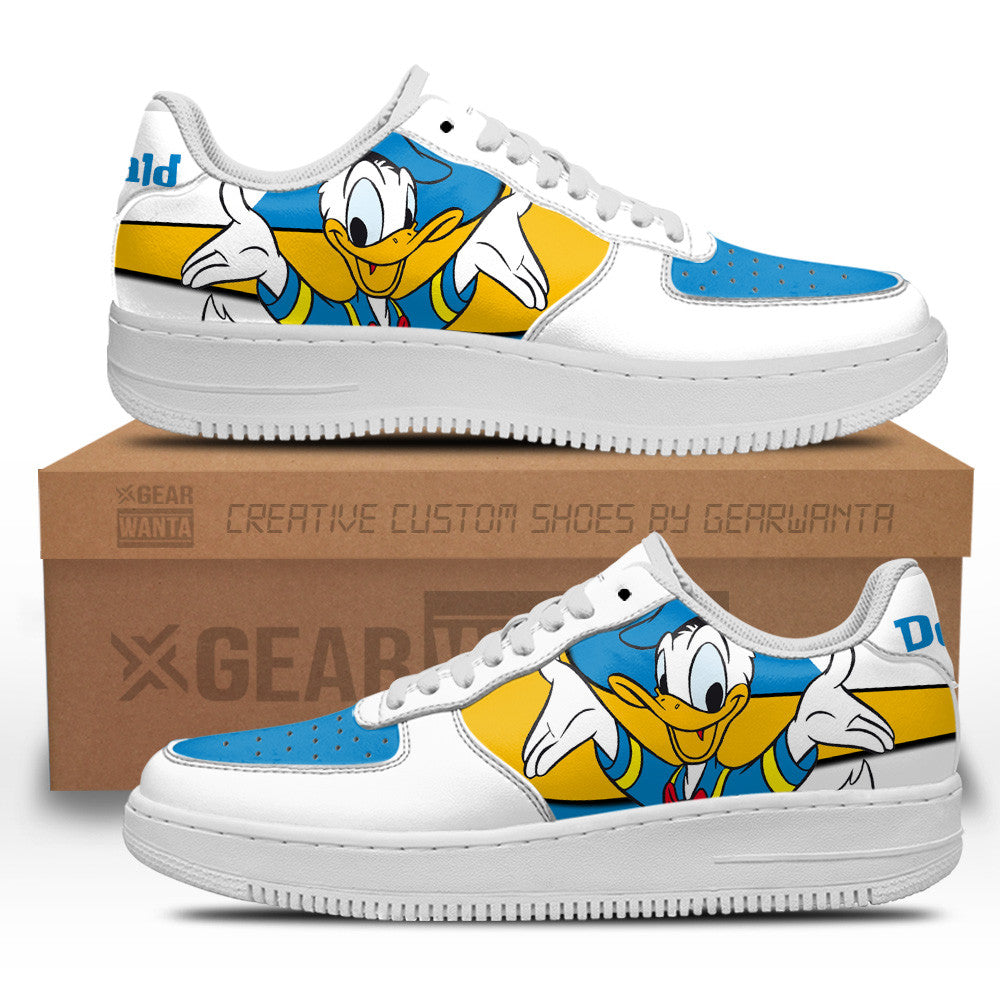 Donald Custom Cartoon Air Sneakers LT13 Grabiiva