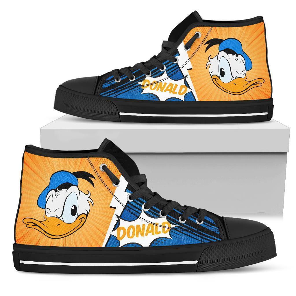 Donald Duck High Top Shoes Custom Grabiiva