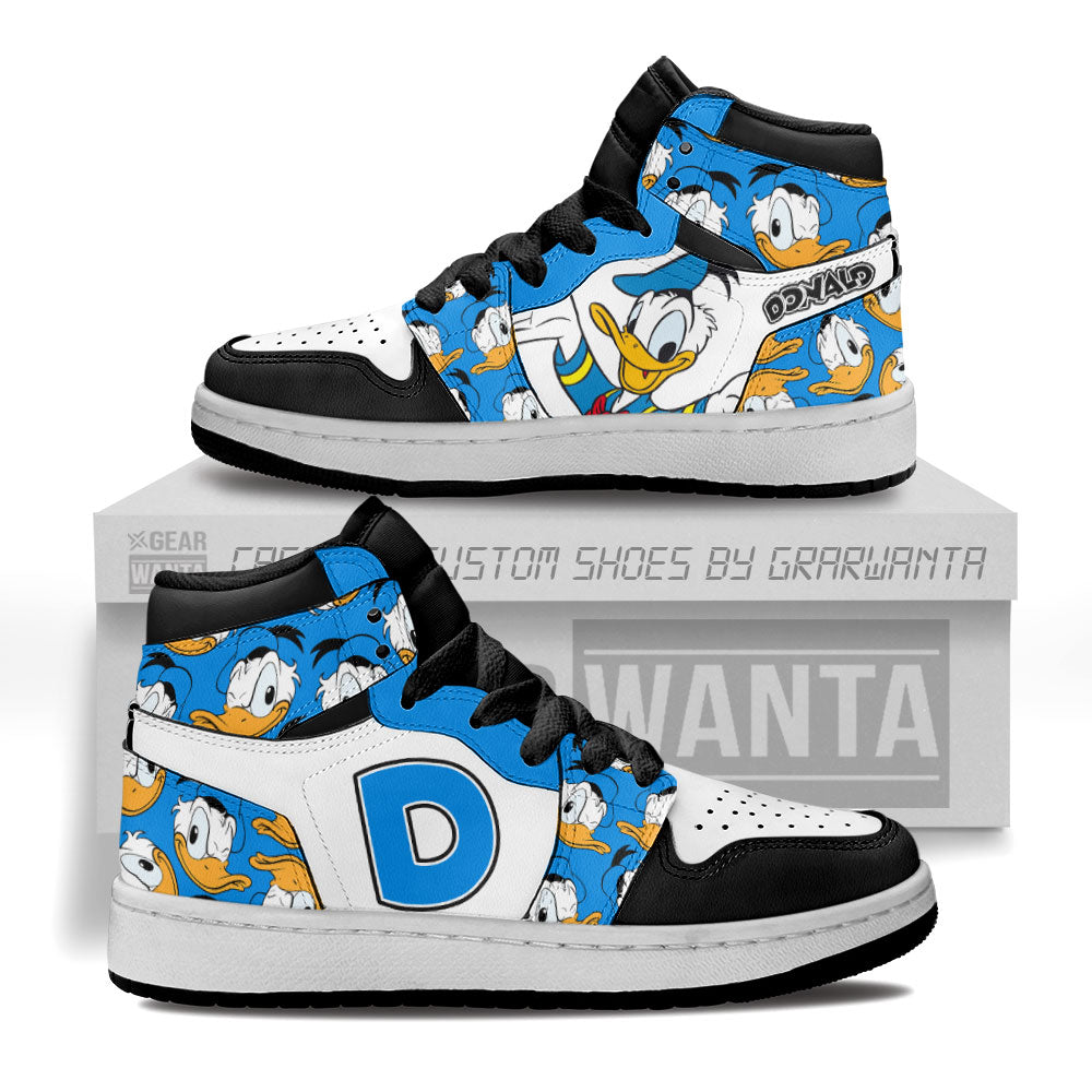 Donald Duck Kid J1s Sneakers Cartoon Collection Grabiiva