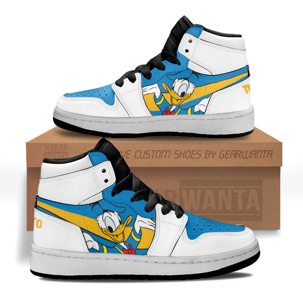 Donald Kid J1s Sneakers Custom Grabiiva
