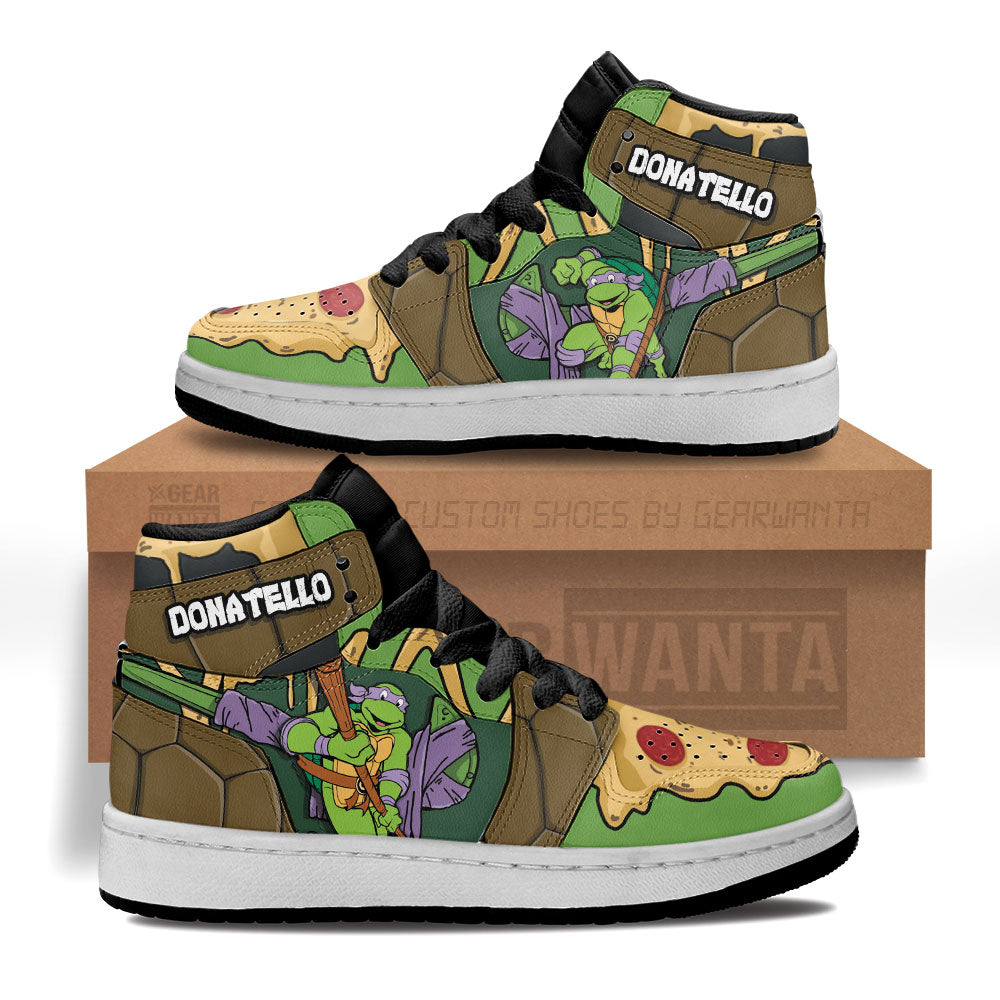 Donatello Teenage Mutant Ninja Turtles Kid J1s Sneakers Custom For Kids Grabiiva