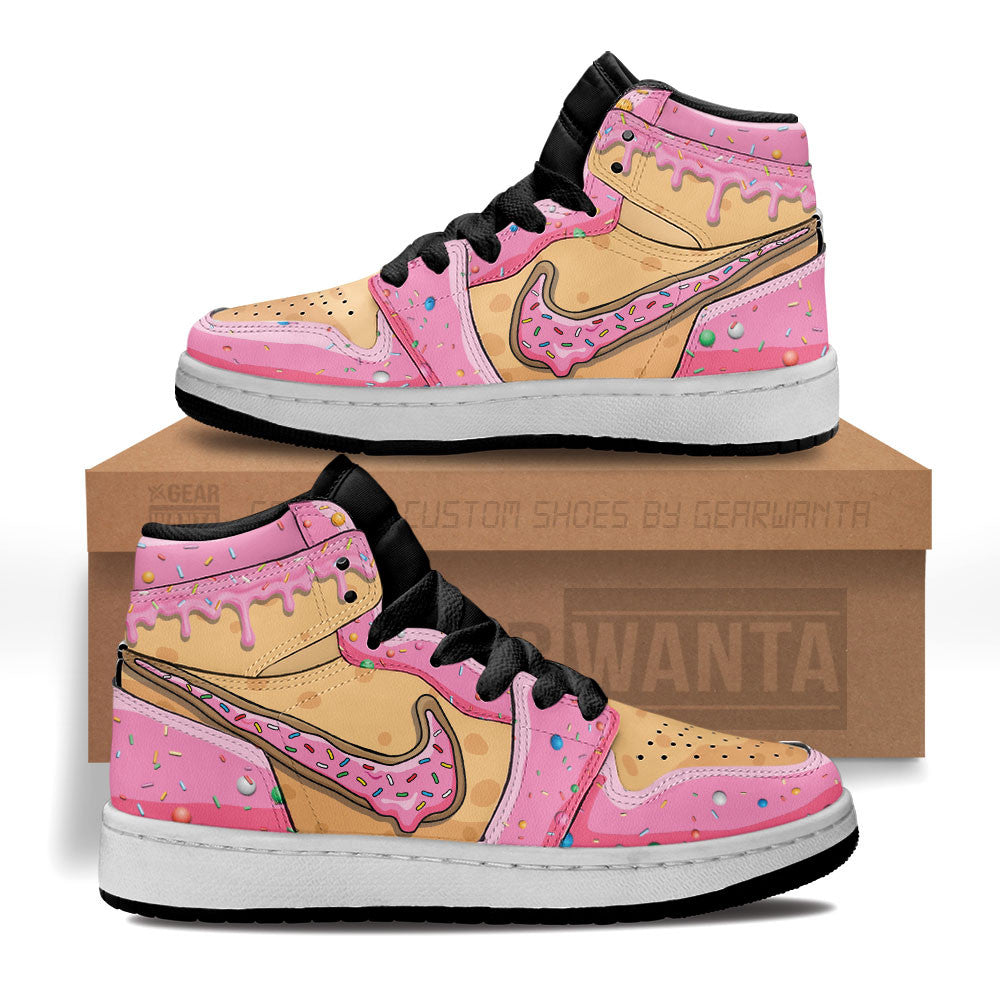 Donut Kid J1s Sneakers Strawberry Frosted Grabiiva