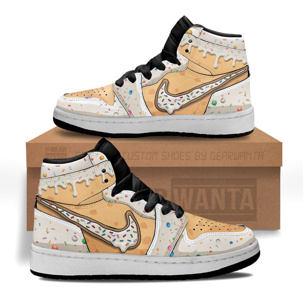 Donut Kid J1s Sneakers Vanilla Frosted Grabiiva