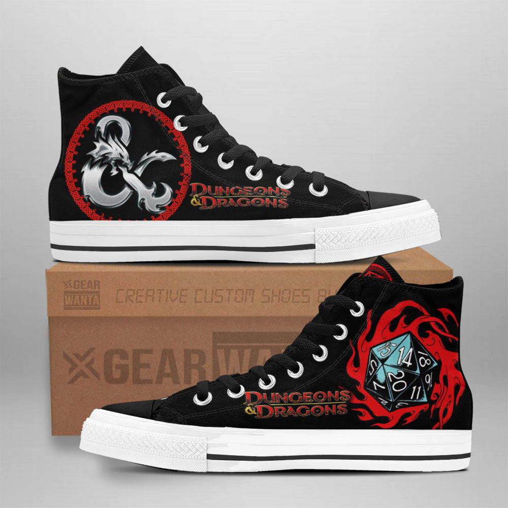 Dungeons & Dragons High Top Shoes Custom Grabiiva