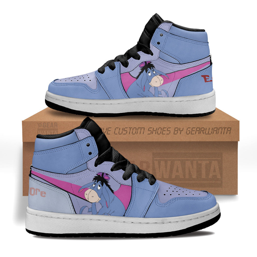 Eeyore Kid J1s Sneakers Custom Grabiiva