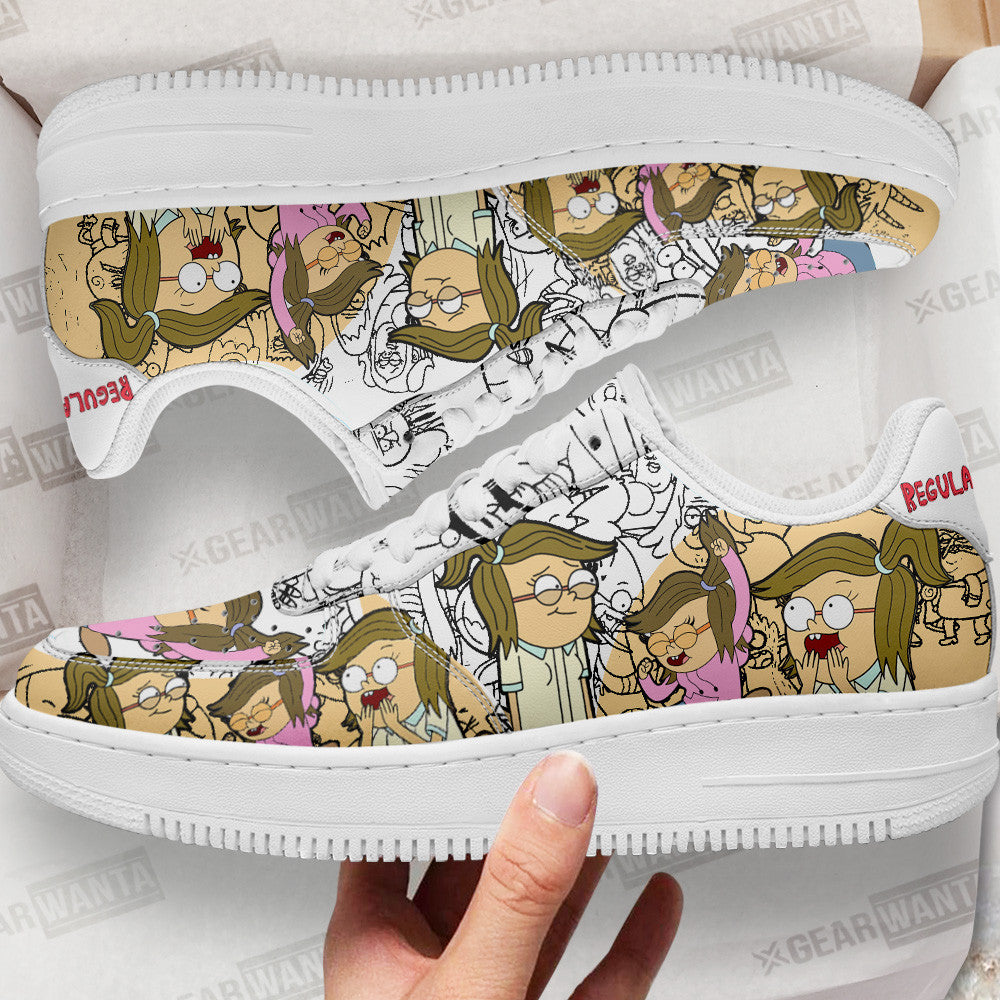 Eileen Regular Show Air Sneakers Custom Cartoon Shoes Grabiiva