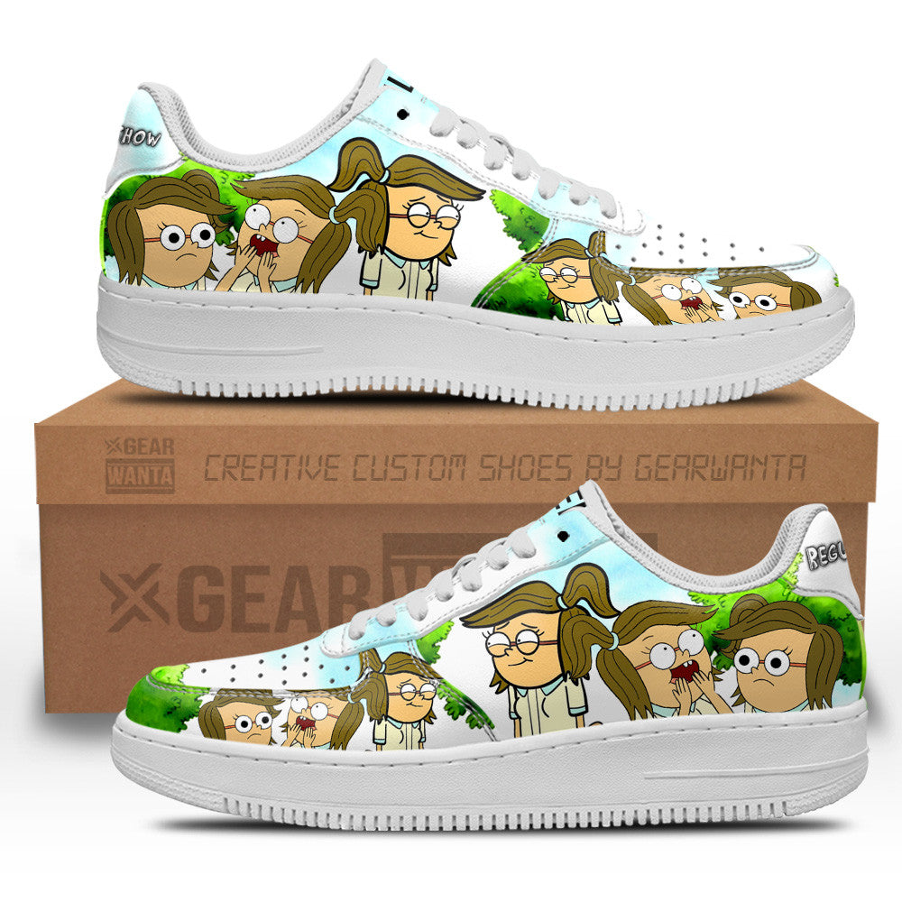 Eileen Roberts Air Sneakers Custom Regular Show Shoes Grabiiva