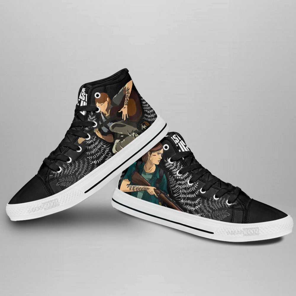 Ellie The Last Of Us High Top Shoes Custom For Fans Grabiiva