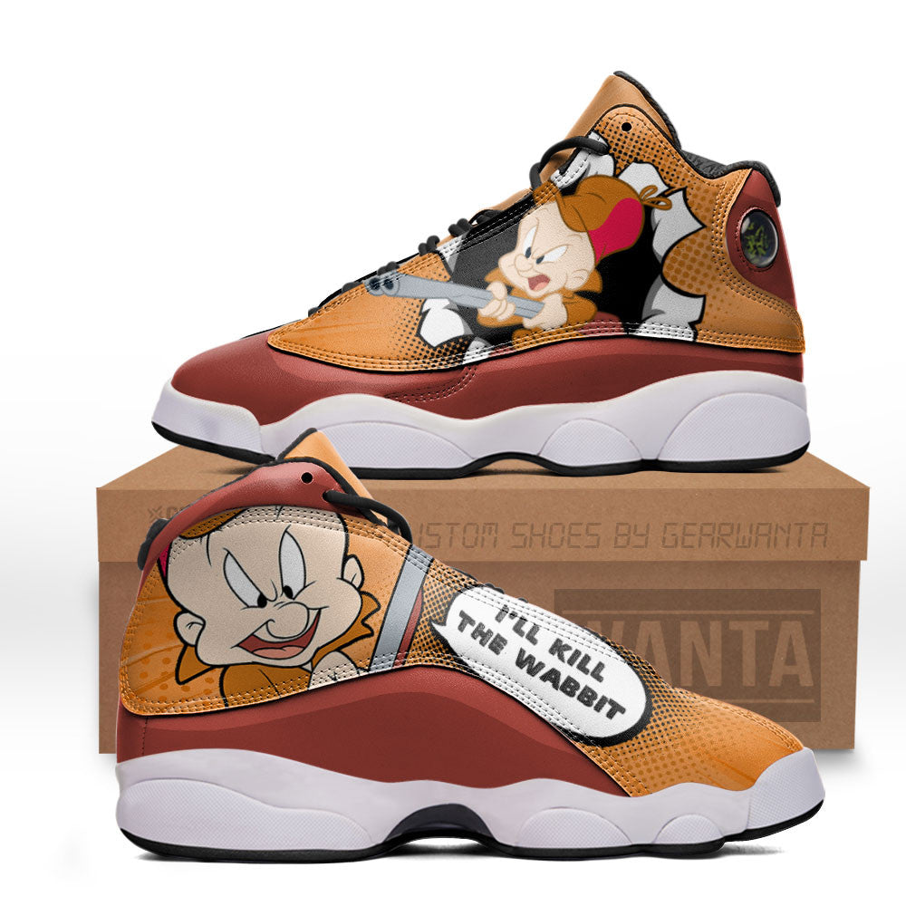 Elmer Fudd J13s Sneakers Comic Style Grabiiva