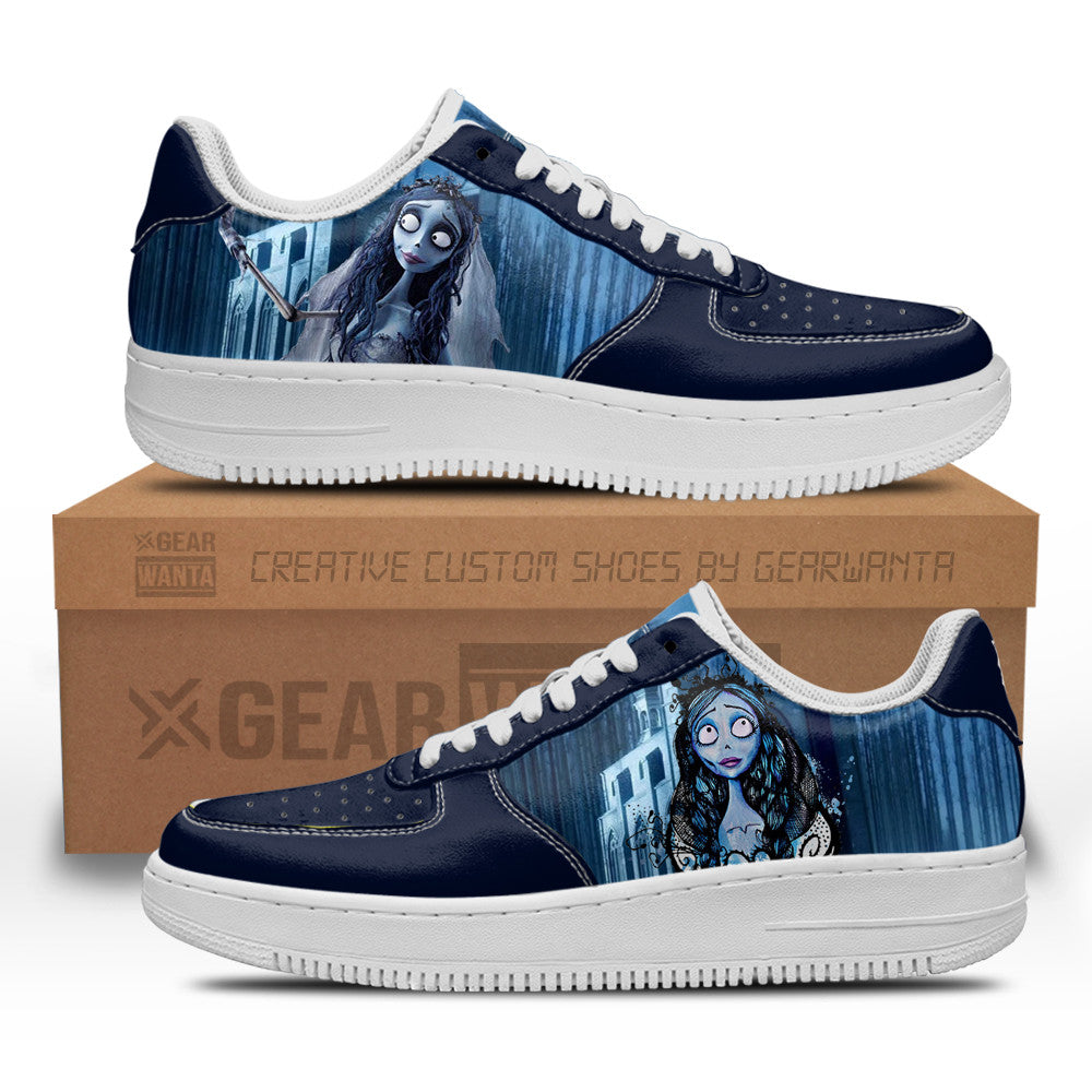 Emily The Corpse Bride Custom Air Sneakers QD24 Grabiiva