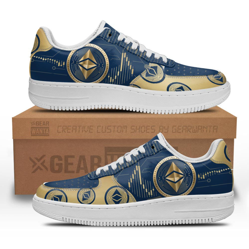 ETH Ethereum Air Shoes Custom Sneakers TT14 Grabiiva
