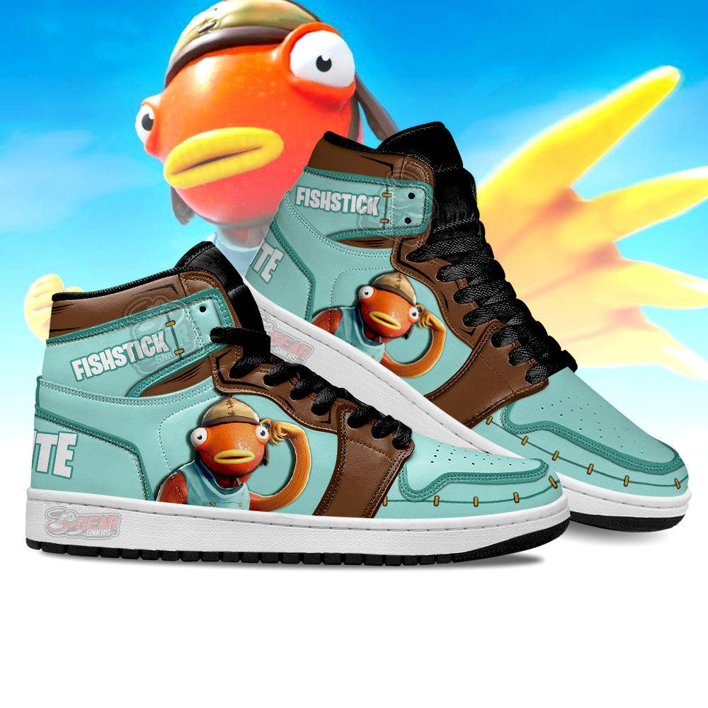 Fishstick J1 Sneakers Custom For Fortnite Game Fans  Grabiiva