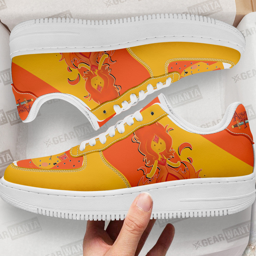 Flame Princess Phoebe Air Sneakers Custom Adventure Time Shoes Grabiiva