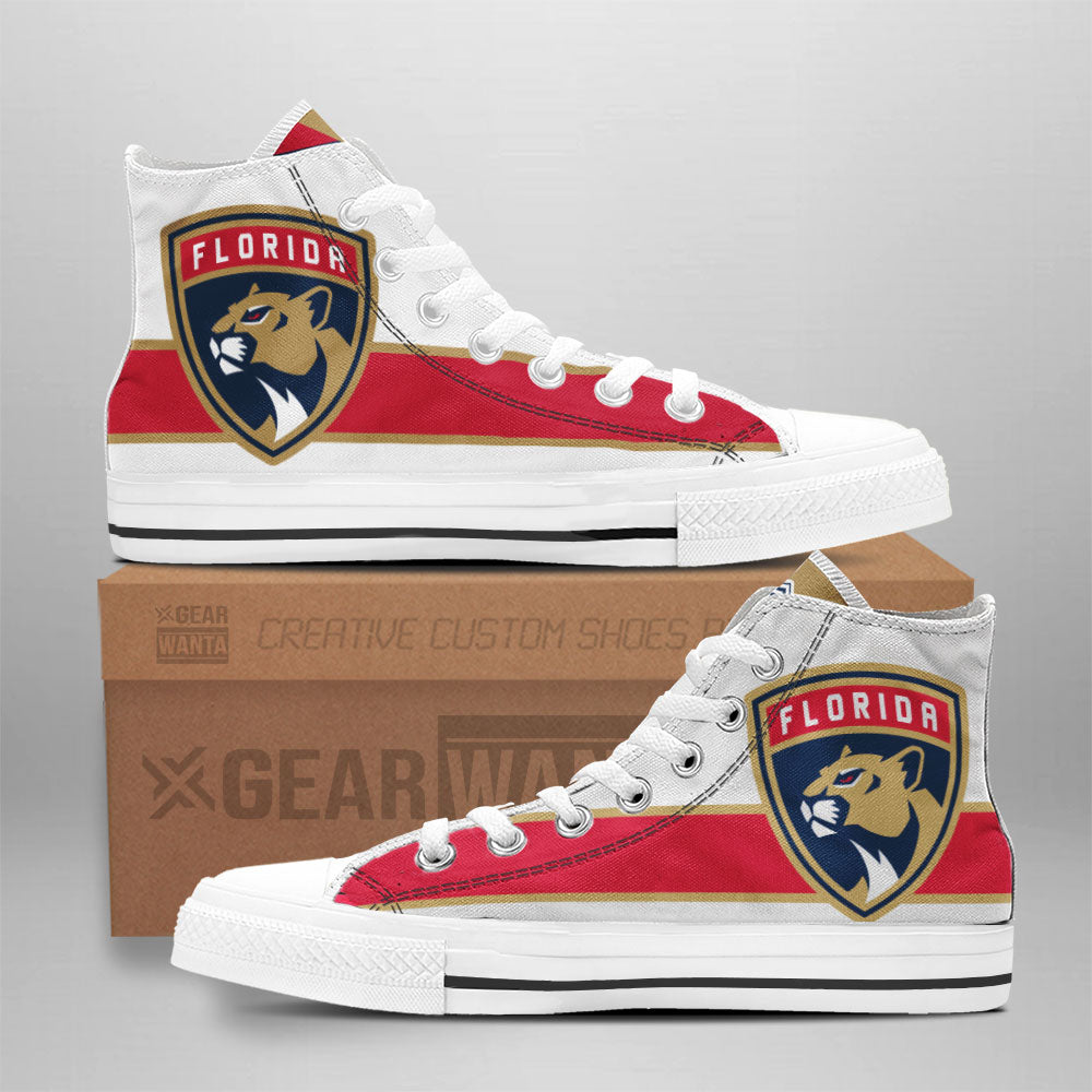 Florida Panthers High Top Shoes Custom Sneakers Grabiiva