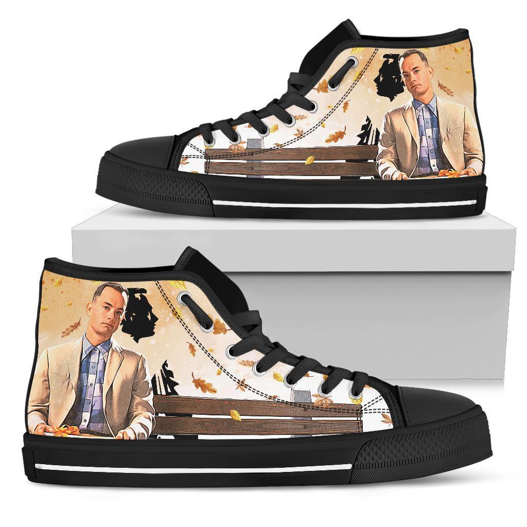 Forrest Gump Simple Man's High Top Shoes Funny Gift Grabiiva