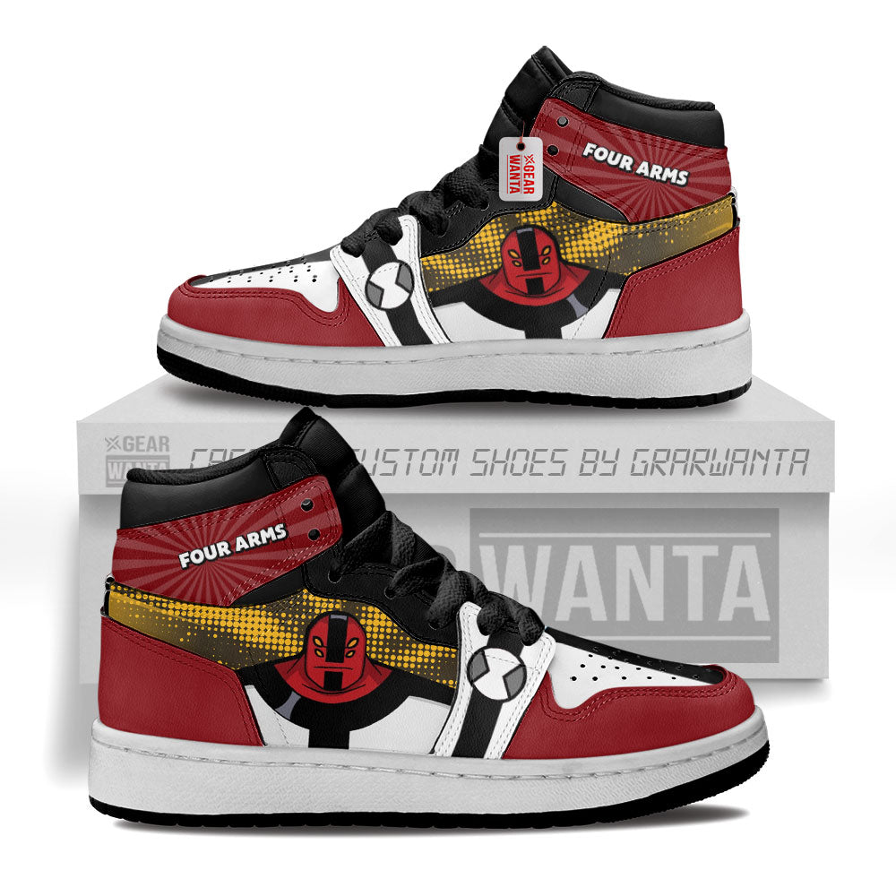 Four Arms Kid J1s Sneakers Cartoon Collection Grabiiva