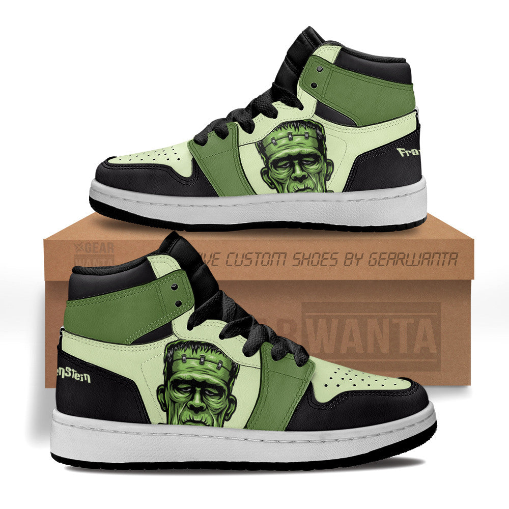 Frankenstein Kid J1s Sneakers Custom Grabiiva
