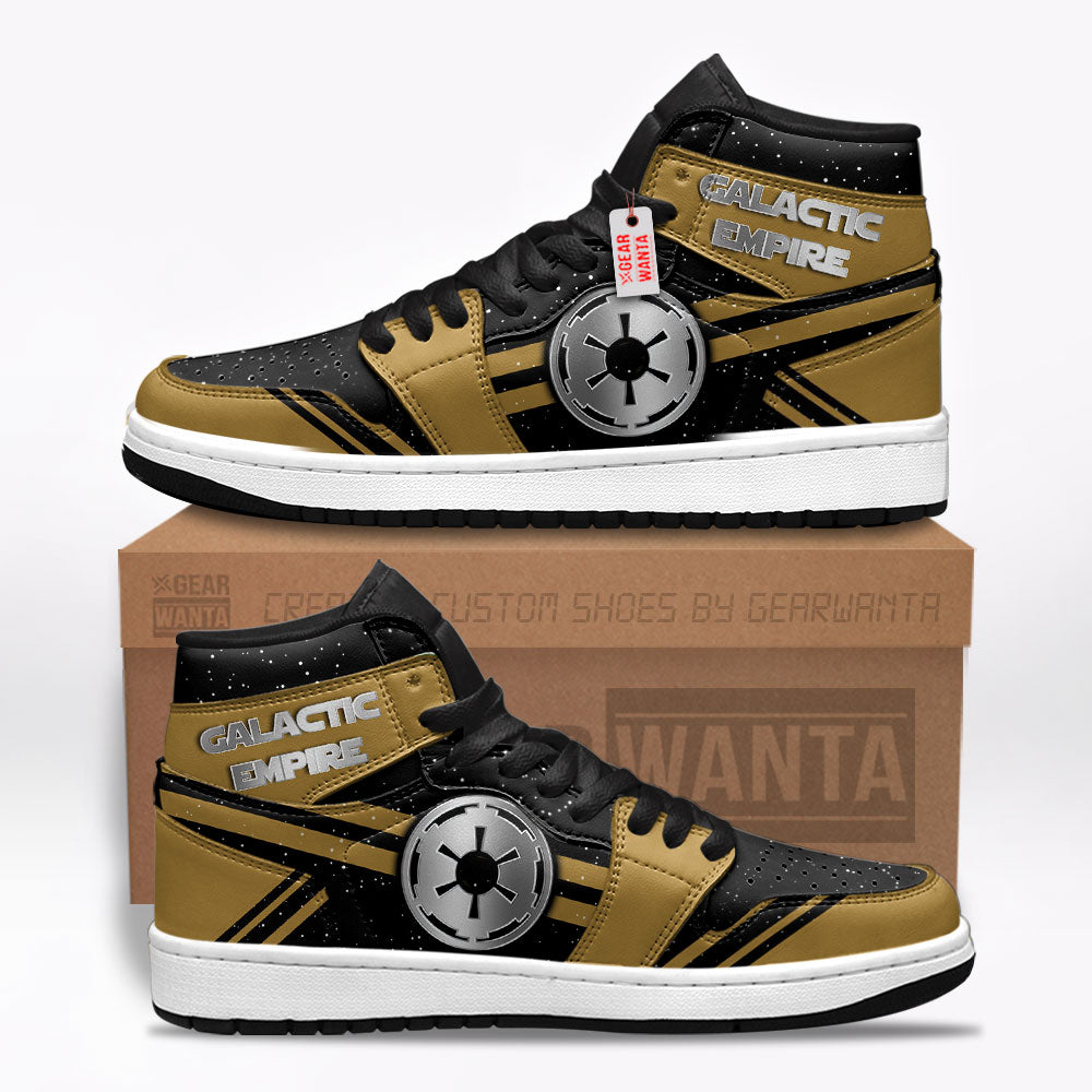 Galactic Empire Star Wars Symbols J1s Sneakers Custom For Fans TT20  Grabiiva