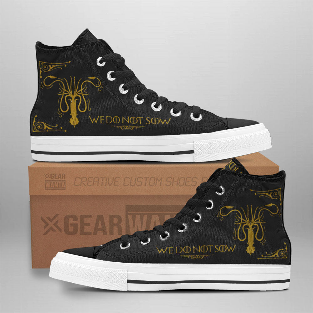Game Of Thrones Greyjoy High Top Shoes Custom For Fans Grabiiva