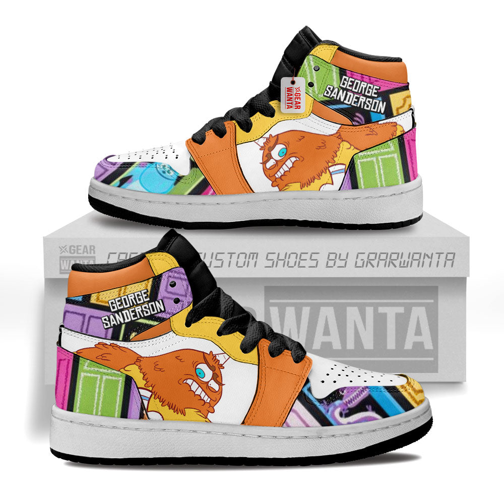 George Sanderson Kid J1s Sneakers Cartoon Collection Grabiiva