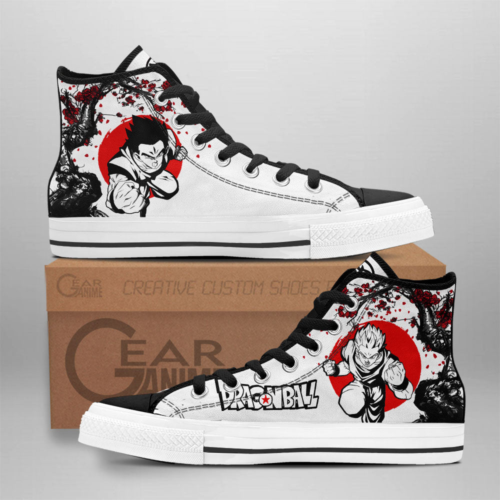 Gohan High Top Shoes Custom Dragon Ball Anime Sneakers Japan Style Grabiiva