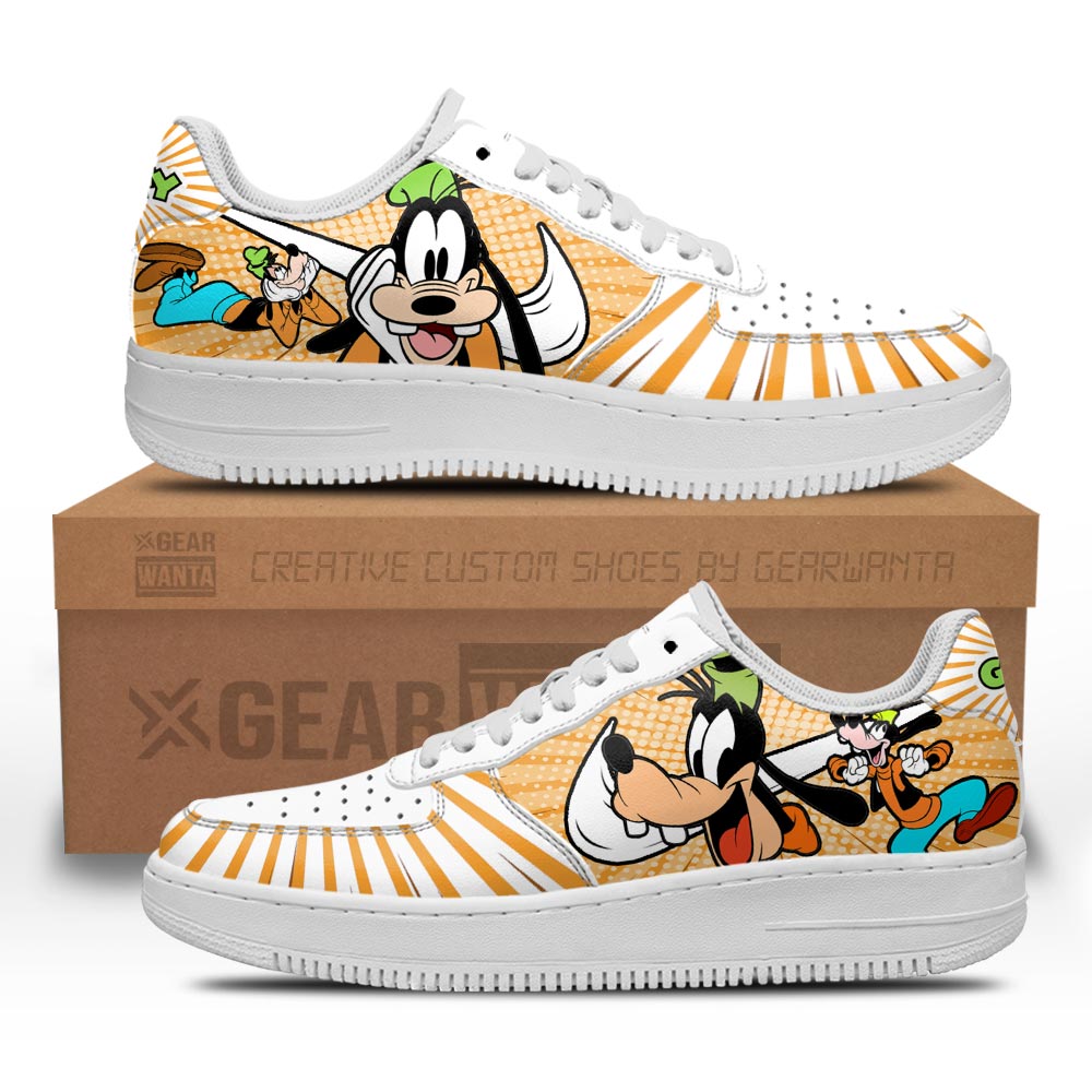 Goofy Air Sneakers NAF Custom Shoes Grabiiva