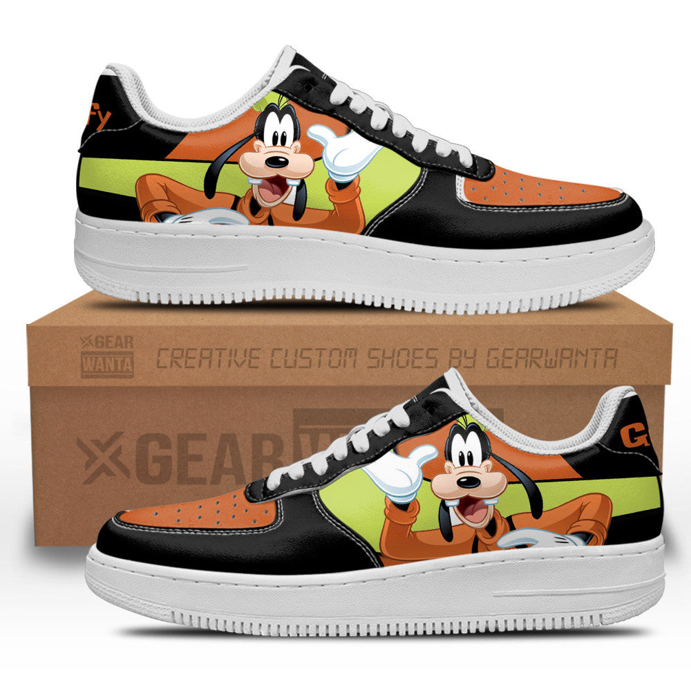 Goofy Custom Cartoon Air Sneakers LT13 Grabiiva