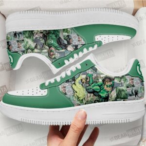 Green Latern Air Sneakers Custom Superhero Comic Shoes Grabiiva