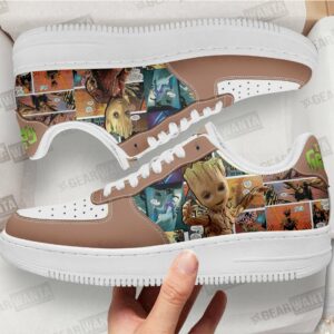 Groot Air Sneakers Custom Superhero Comic Shoes Grabiiva