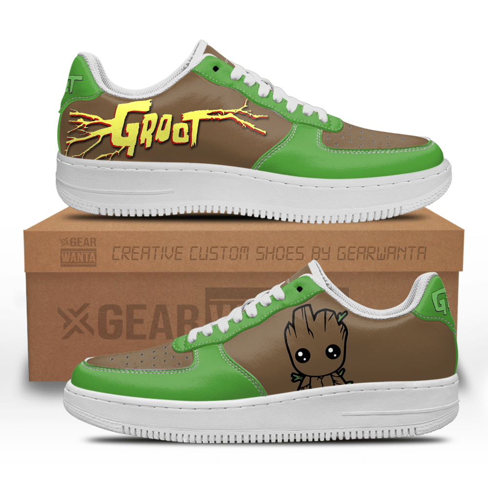 Groot Super Hero Custom Air Sneakers QD22 Grabiiva