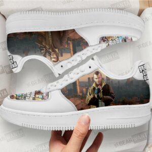 GTA Niko Bellic Air Sneakers Custom Video Game Shoes Grabiiva