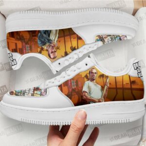 GTA Trevor Philips Air Sneakers Custom Video Game Shoes Grabiiva