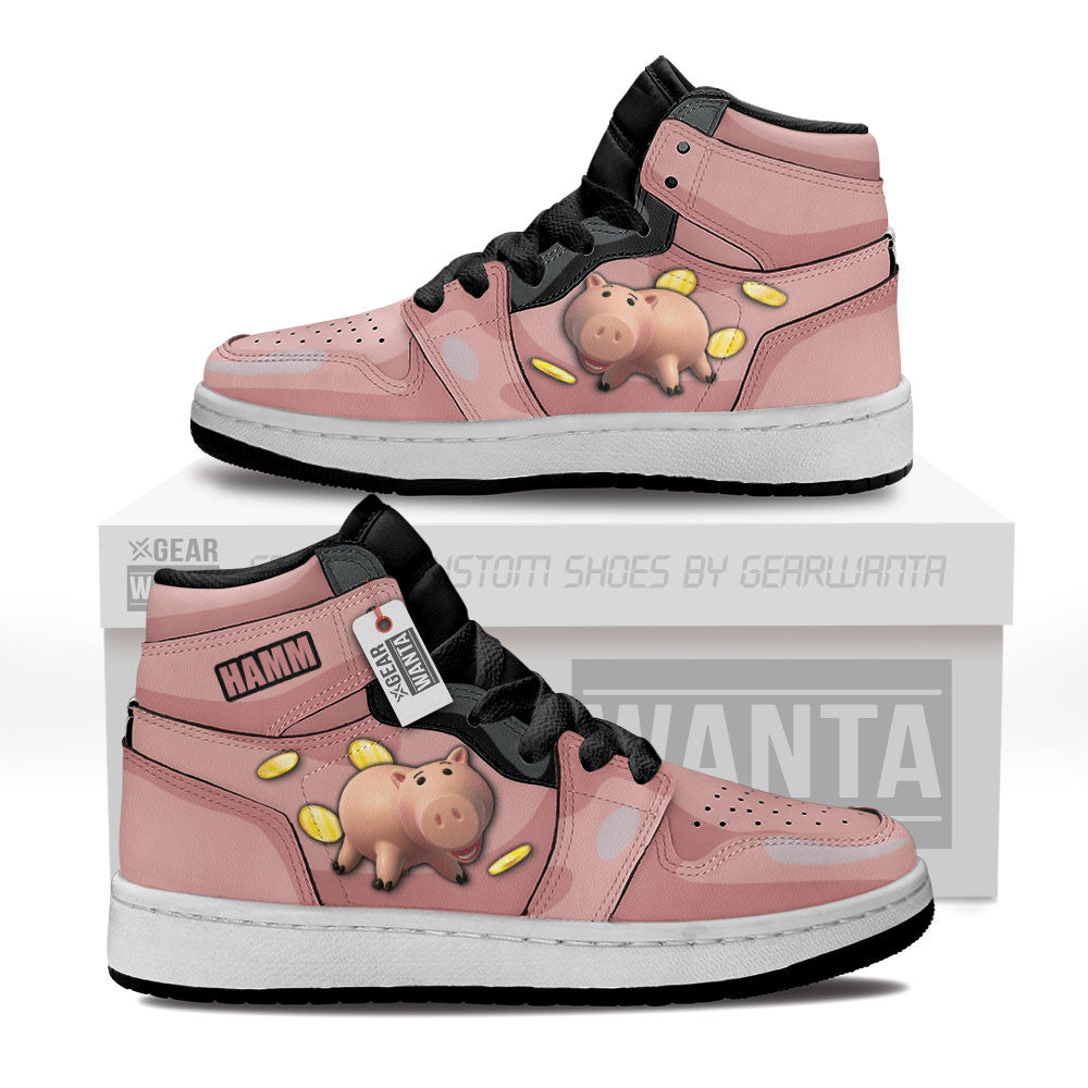 Hamm Piggy Bank Kids J1 Sneakers Custom Grabiiva
