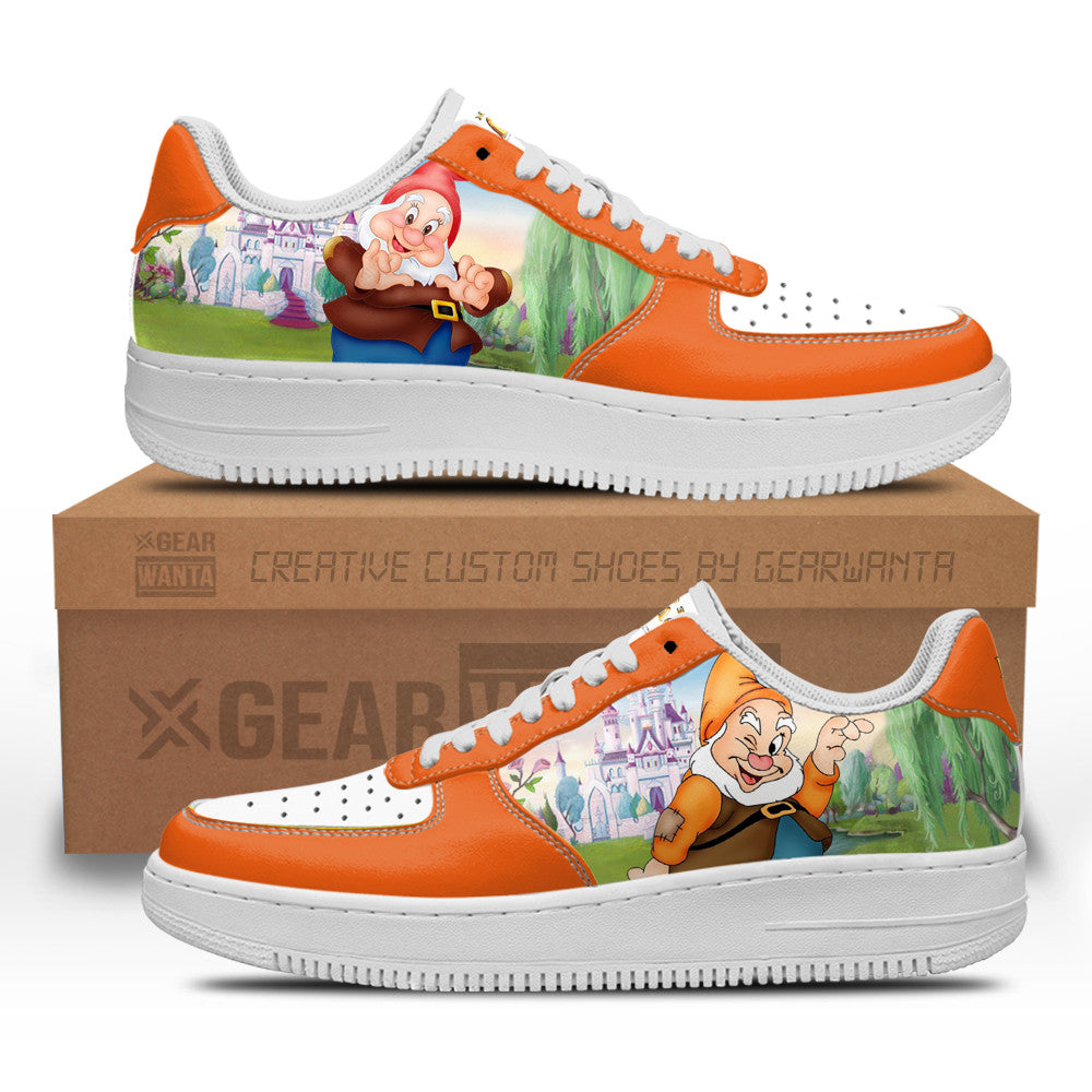 Happy Snow White and 7 Dwarfs Custom Air Sneakers QD12 Grabiiva