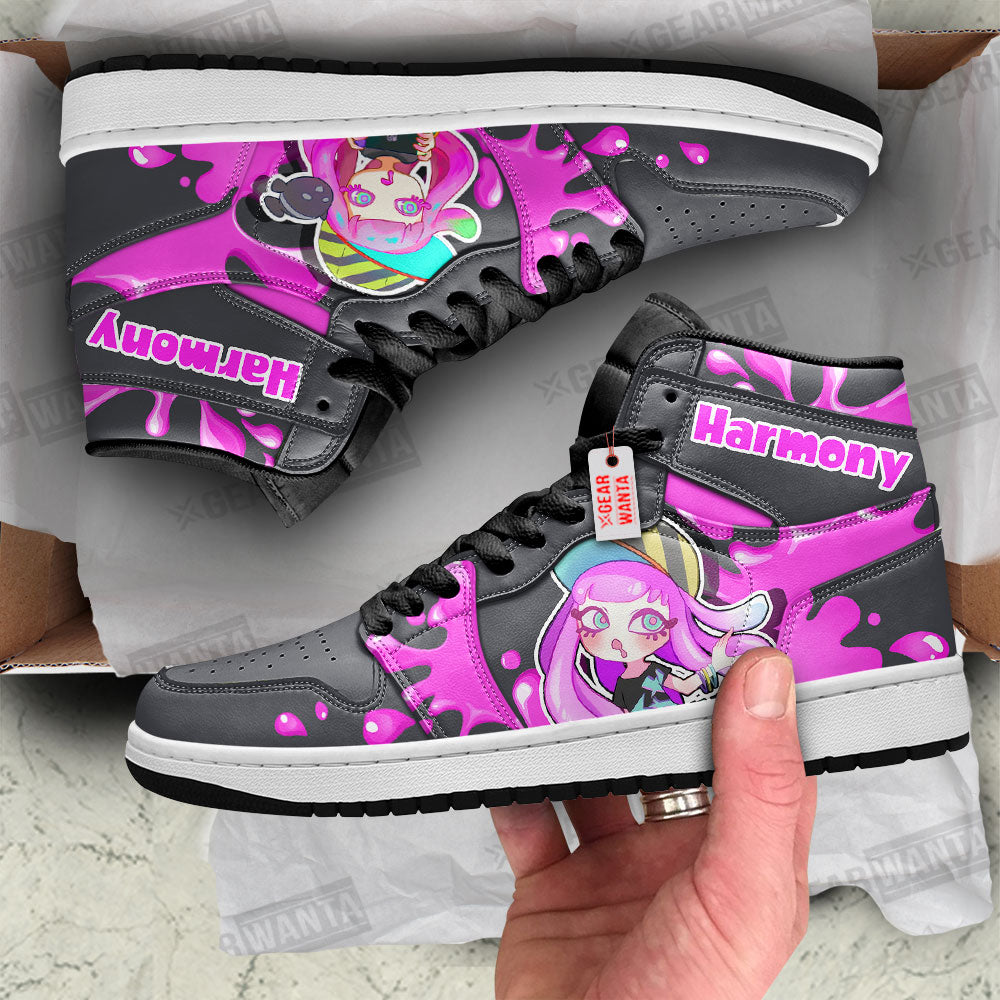 Harmony Splatoon J1 Sneakers Custom Shoes For Gaming Fans  Grabiiva