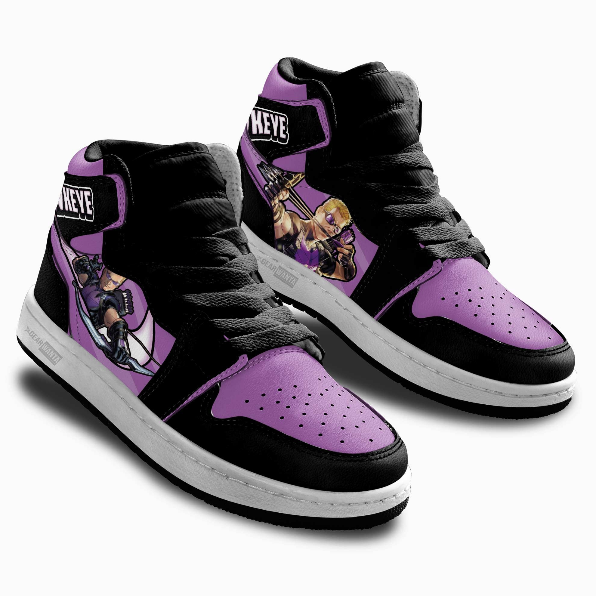 Hawkeye Kids J1 Sneakers Custom Shoes For Kids Grabiiva