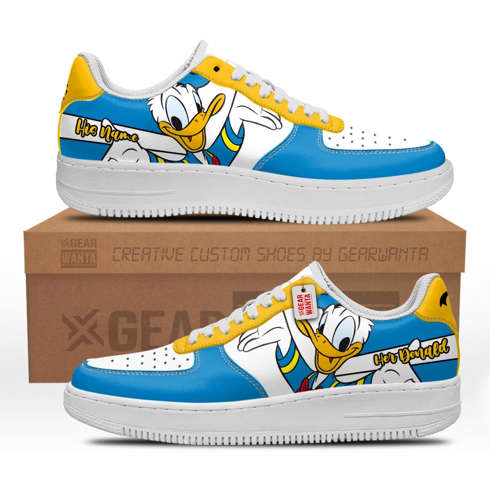 Her Donald Air Sneakers His and Her Personalized Collection Grabiiva