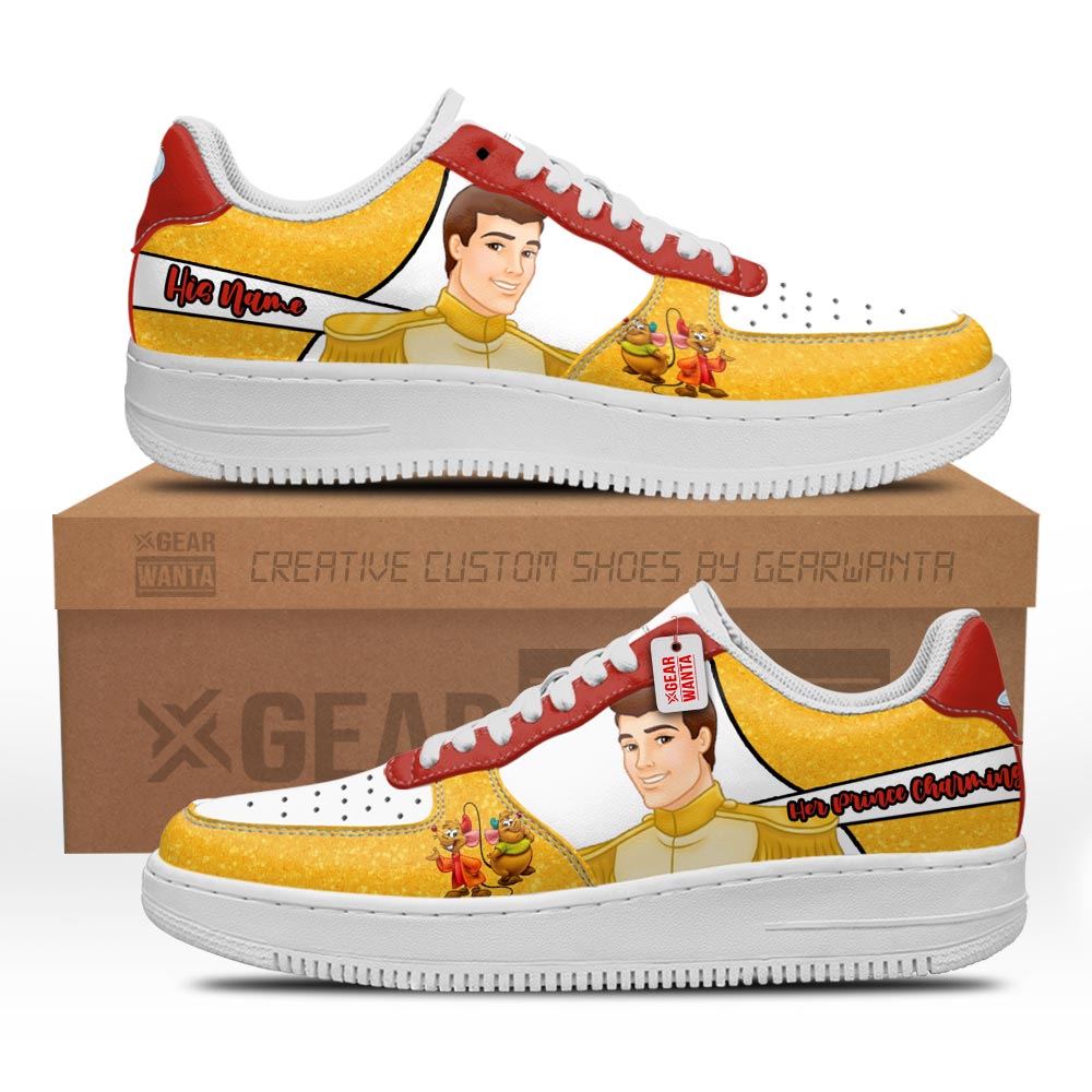 Her Prince Charming Air Sneakers His and Her Personalized Collection Grabiiva