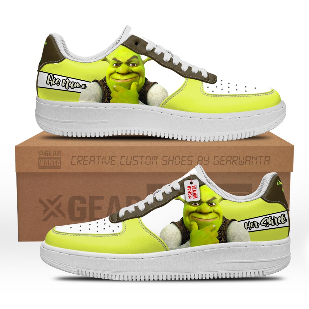Her Shrek Air Sneakers His and Her Personalized Collection Grabiiva