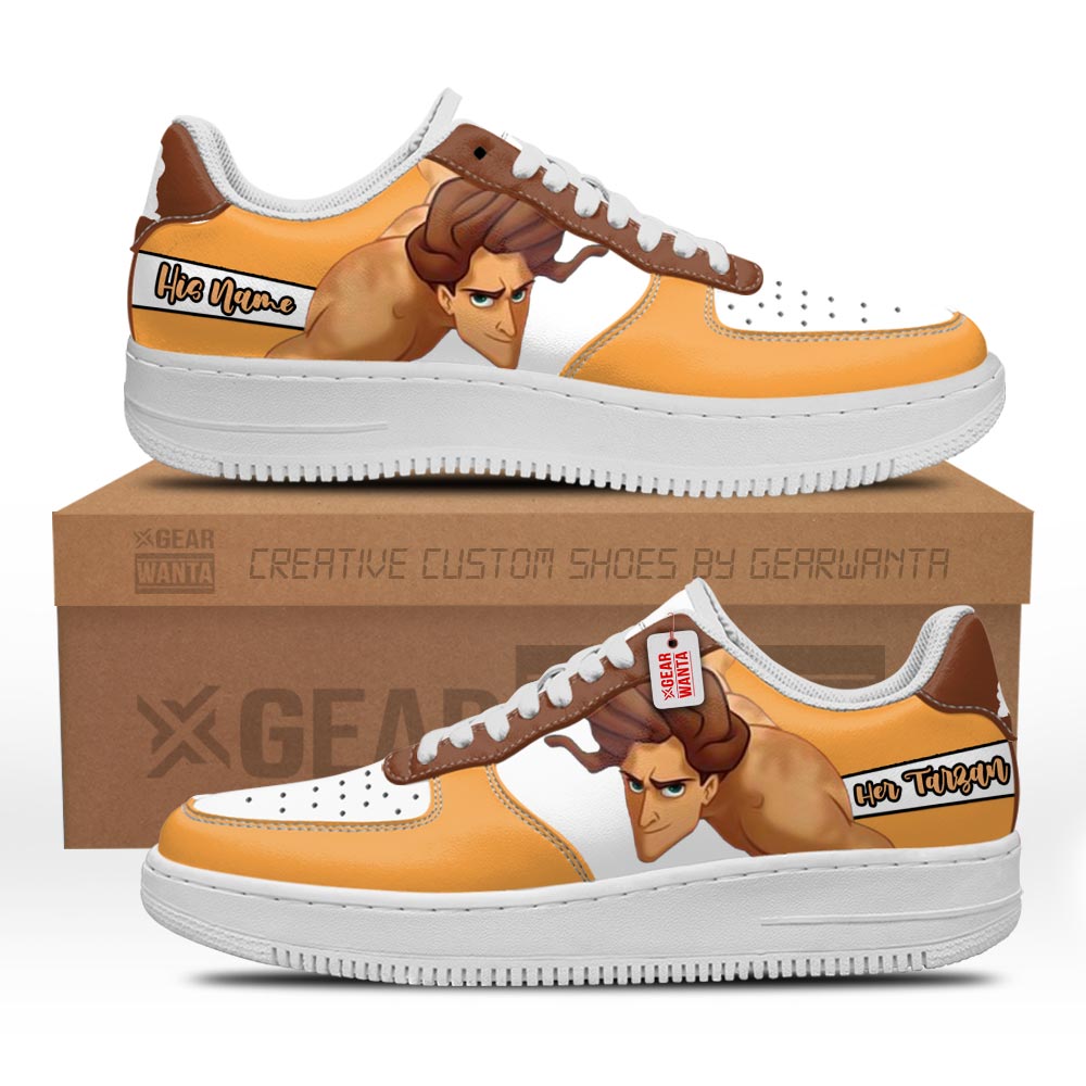 Her Tarzan Air Sneakers His and Her Personalized Collection Grabiiva