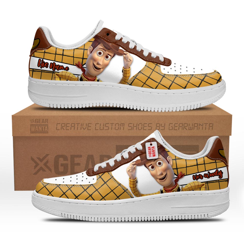 Her Woody Air Sneakers His and Her Personalized Collection Grabiiva