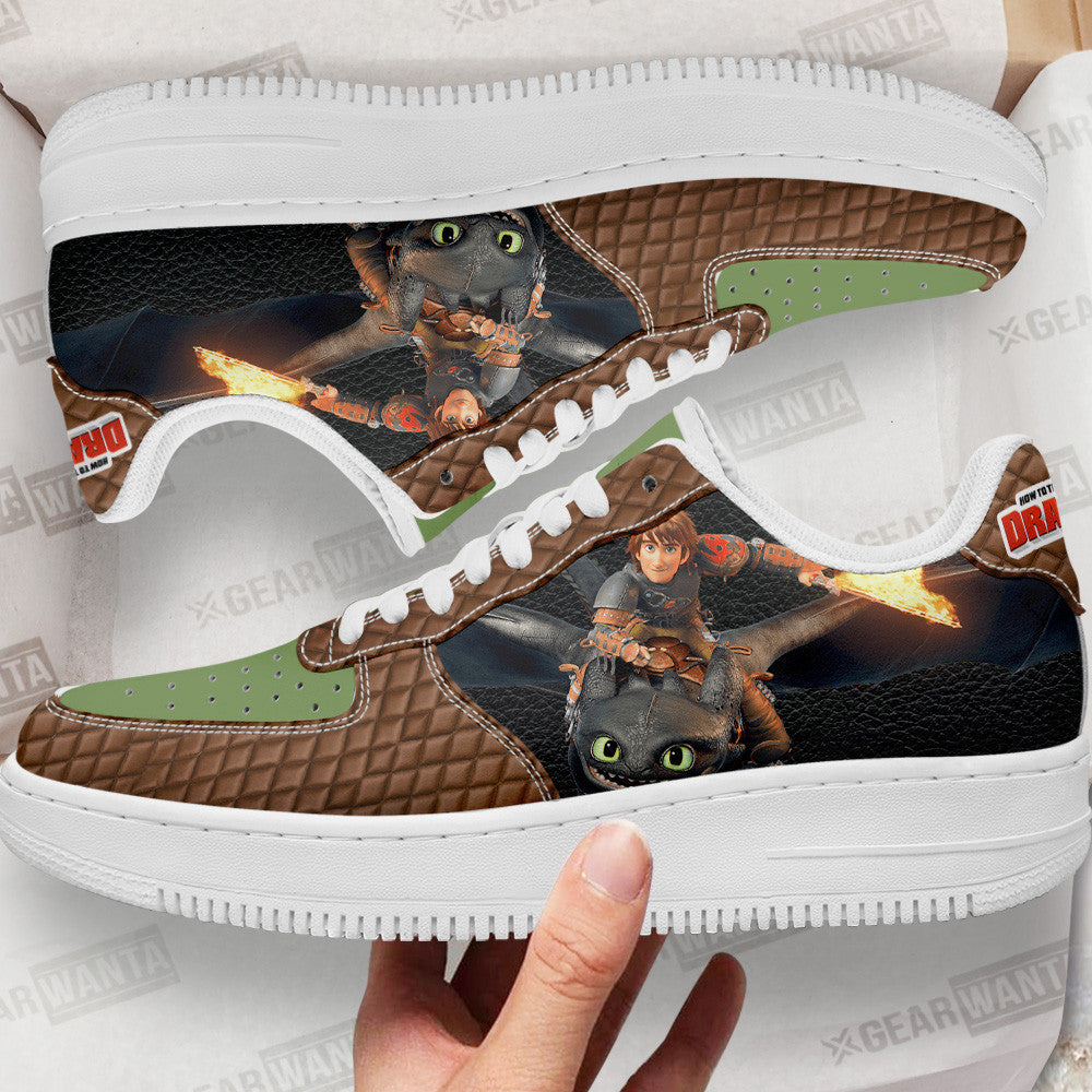 Hiccup Air Sneakers Custom How To Train Your Dragon Cartoon Shoes Grabiiva