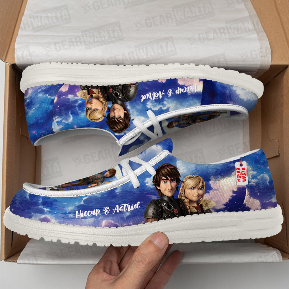 Hiccup And Astrid Loafer Shoes Grabiiva